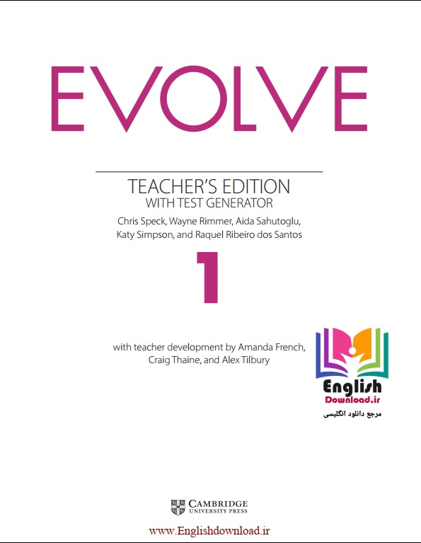 کتاب معلم Evolve 1