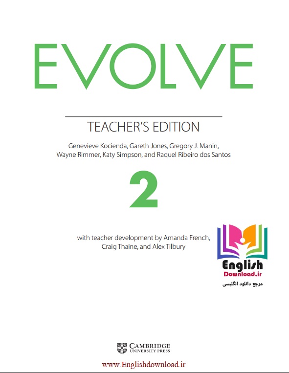 کتاب معلم Evolve 2